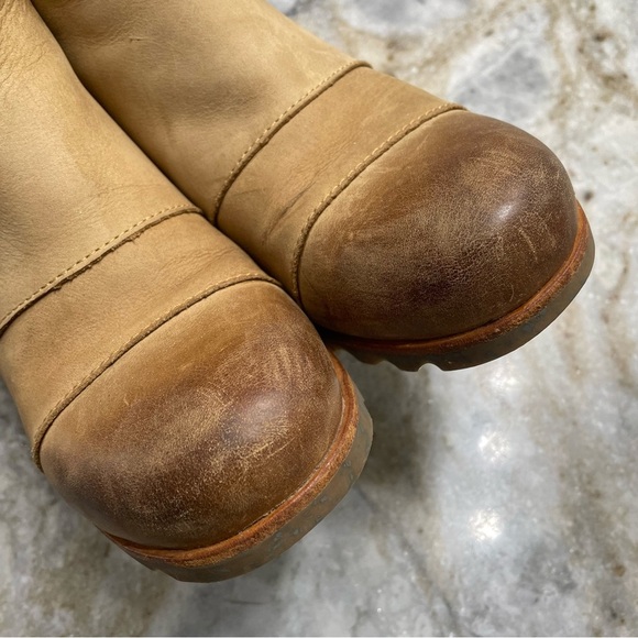 Sorel Lea Wedge Leather Boots Women’s 7.5 - Picture 7 of 11